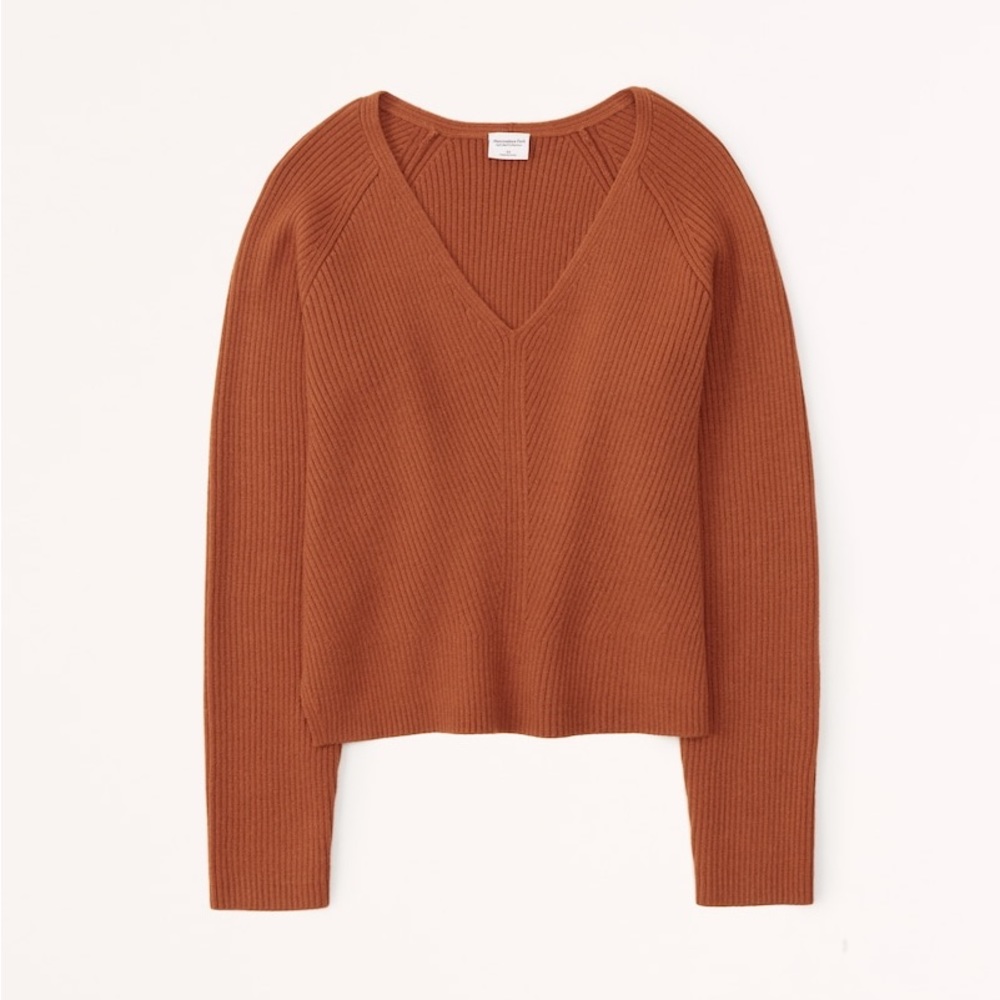Abercrombie SoftAF Collection V-Neck Sweater Size M